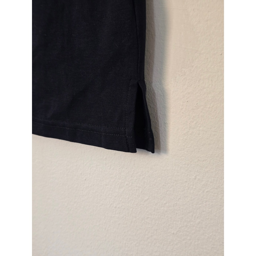 Ralph Lauren Shirt Short Sleeve Womens Small Blue Cuff Sleeve Top - Picture 2 of 8